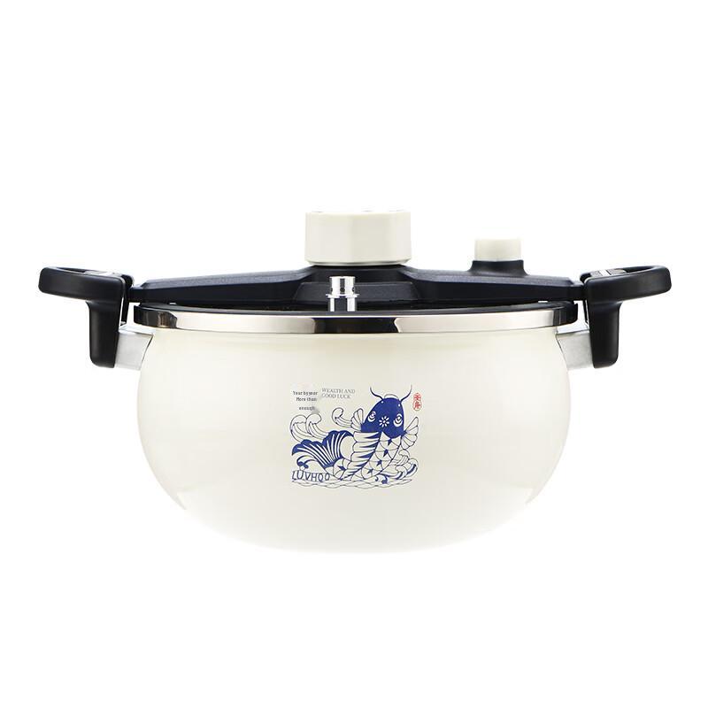 LUVHOO Yueli 26cm Enamel Micro-Pressure Soup Pot LH-TG22