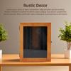 Bookshelf Ornament Cute Miniature Book Library Display Shelf Wooden Mini Bookshelf Decoration for Offices Study Rooms
