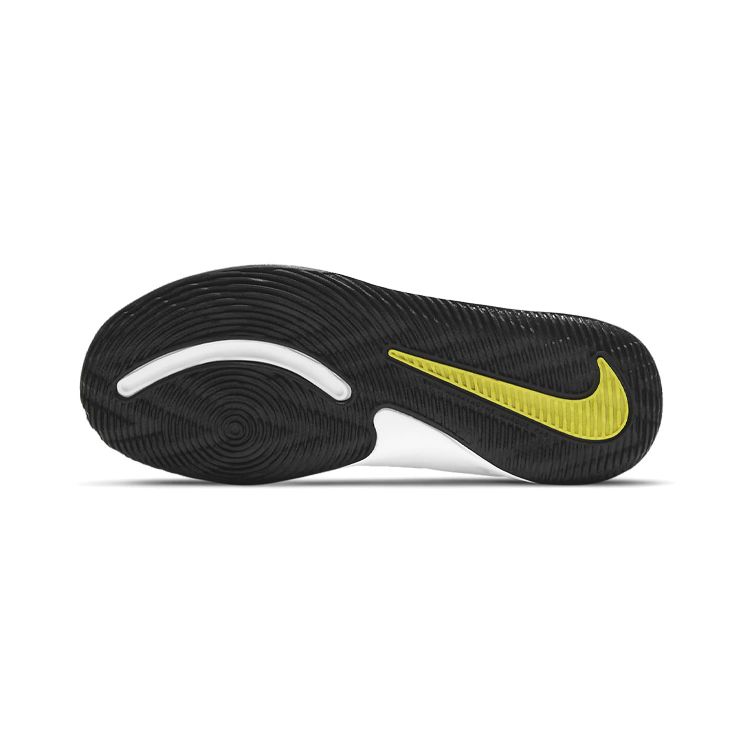 Nike Team Hustle D9 FlyEase PS Black High Voltage Kids Sneakers White Smoke-Grey BV2951-013
