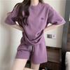 Sports Suit Shirt Shorts Suit Women's Summer Short-sleeved Two-piece Set