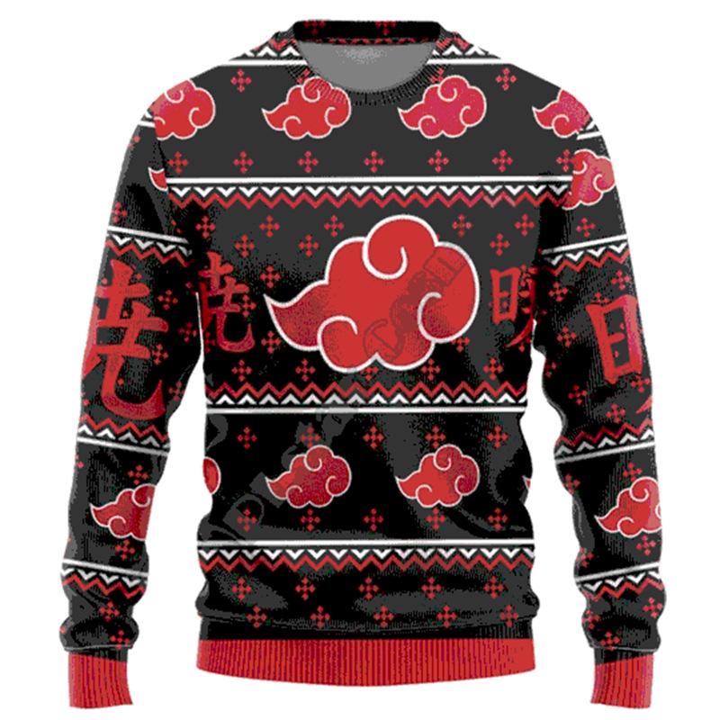 Spring Men's Long-sleeved Sweatshirt Style 3D Digital Loose Round Neck Pullover Top