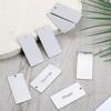 Frische leere Anhänger aus Edelstahlmetall zum Gravieren, Rechteckiges Format zum Stanzen und für DIY-Bastelarbeiten, 1x2 Zoll, Packung mit 20 Stück