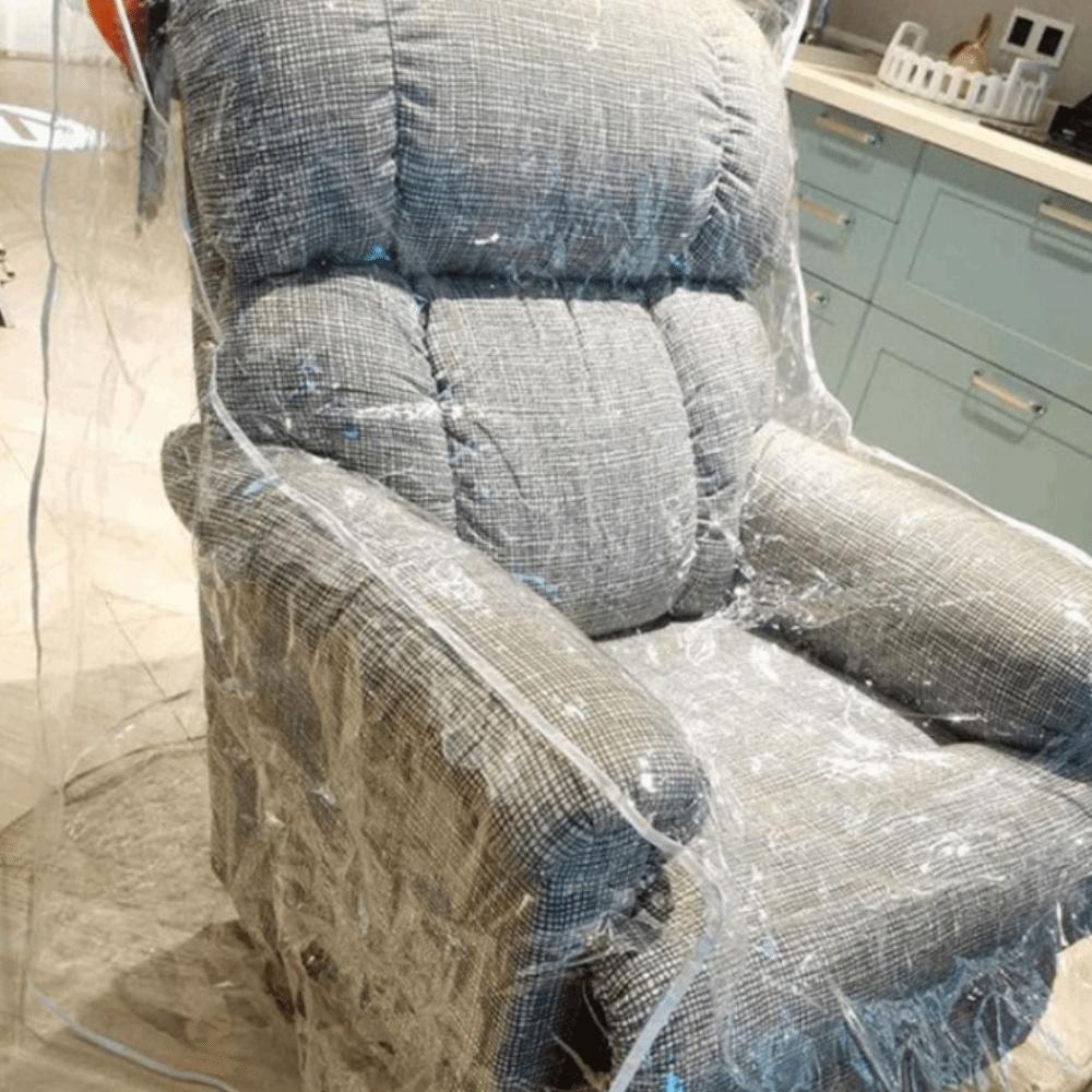 Transparent Sofa Slipcover Plastic Armchair Slipcover Durable Couch Cover  Pets Protection