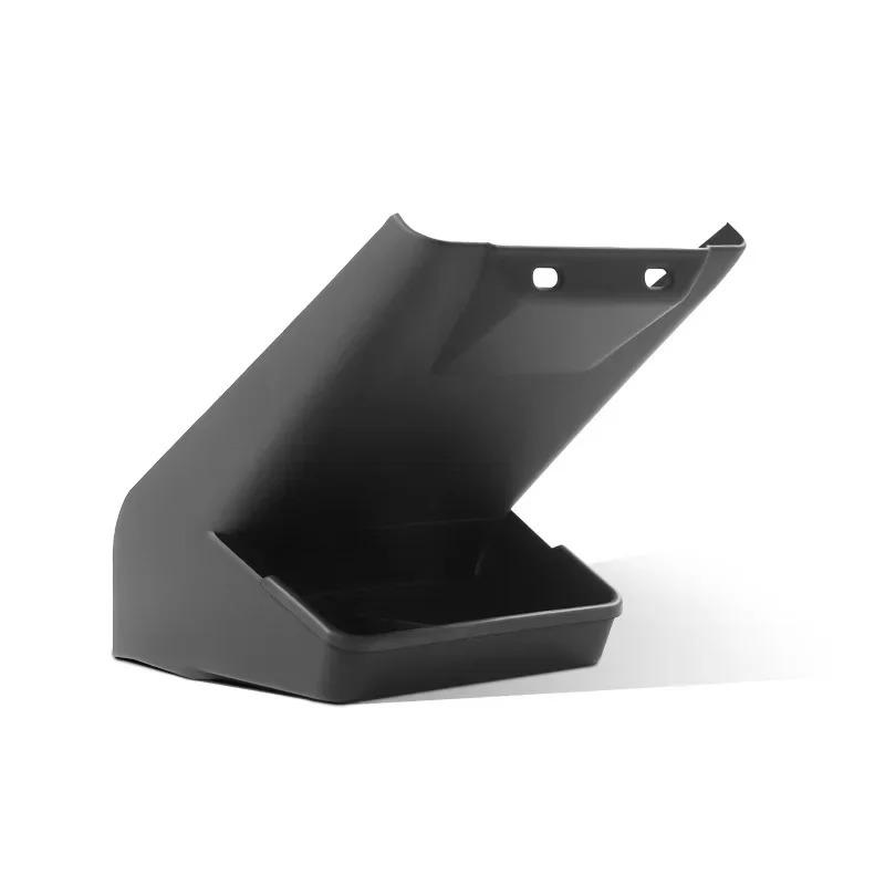 Under Seat Anti-kick Plate Storage Box for Tesla Model 3 Highland 2024 Rear Seat Kick Plate Corner Protector Car Accessories New M3 Black