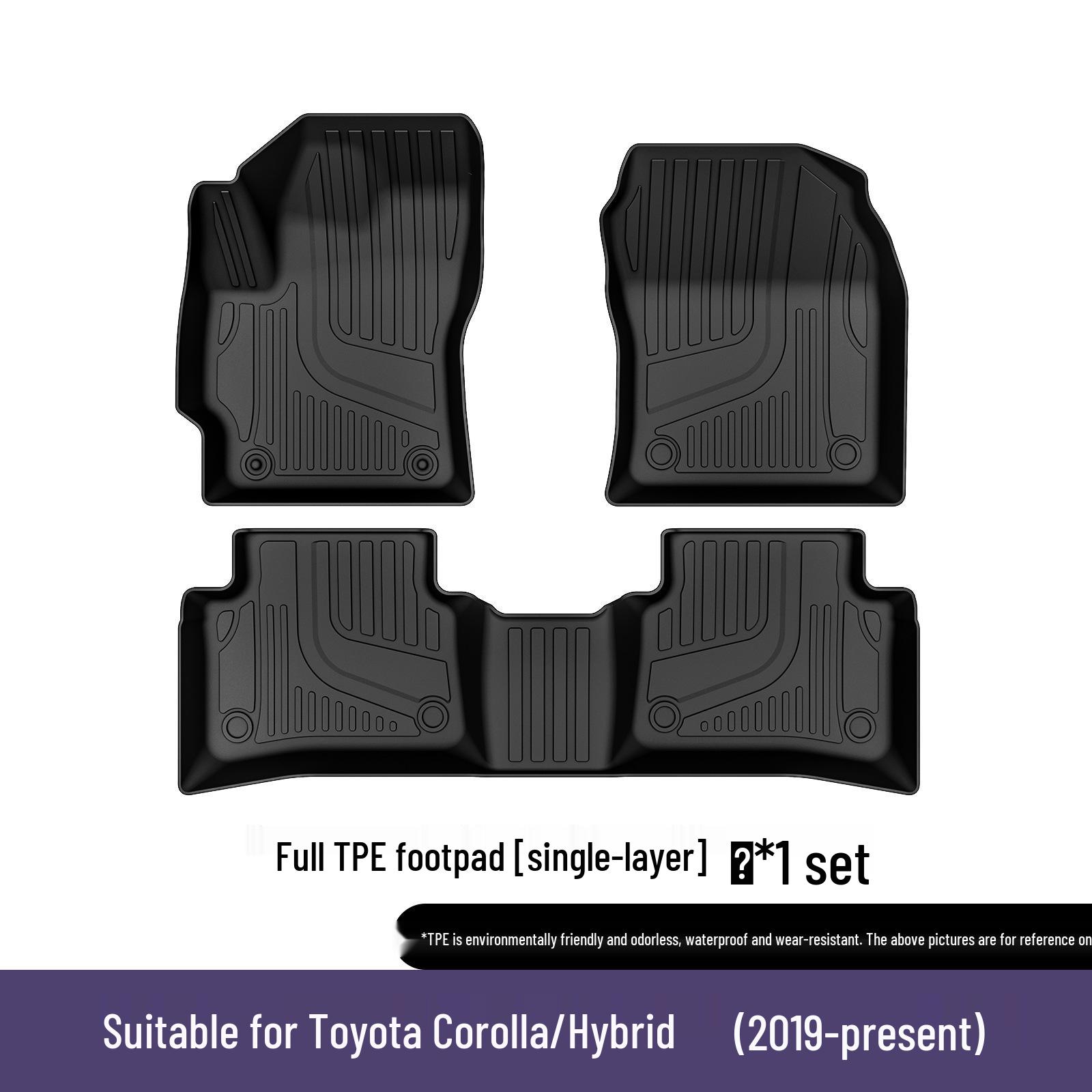 

Экологичные автомобильные коврики из ТПЭ для Toyota Corolla