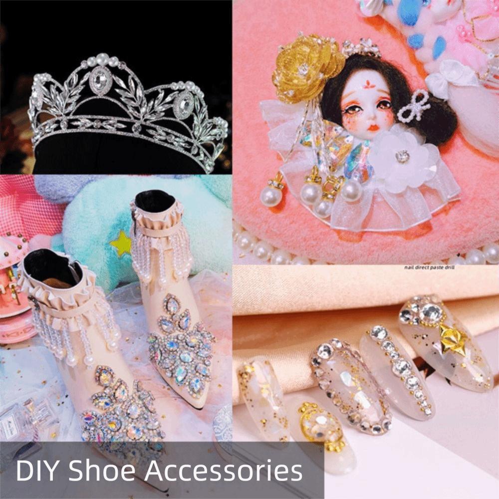Sew on Rectangular AB Crystal DIY Irregular Diamond  Wedding Dress Shoes Bags Clothes Accessories