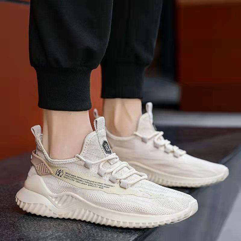 Μόδα Άνοιξη και Φθινόπωρο Αναψυχή Πεζοπορία και Τρέξιμο Αναπνέον Παπούτσια Ανδρικά Αθλητικά με Επίπεδη Σόλα Δημοφιλή Μεγάλα Μεγέθη 39-44