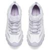 Skechers Chaussures de Sport en Dentelle Hi-Ryze Tissu Cuir Synthétique Confortables Basse Top Chaussures de Papa Baskets Femme Blanc Violet 177229-WLV
