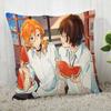 45*45 Pillow Case Bungo Stray Dogs Print For Wedding Pillow Cover Animals Pillowcases