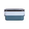 Lunch Box 2 Tier Stackable Container Folding Buckle Stainless Steel Insulated Lunch BoxTony Carolan Stainless Steel