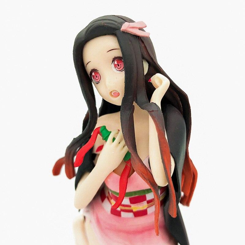 Demon Slayer Anime Sexy Kneeling Position And Can Can Be Taken Off Kamado Nezuko Pvc Action Figure Decoration Model Toys Gifts