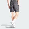 adidas Klubové tenisové grafické šortky s geometrickým vzorem Pánské spodky Tmavě šedé IP1884