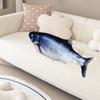 Electric Moving Fish Rechargeable Realistic Plush PP Cotton Simulation Wagging Fish for Gifts Toys