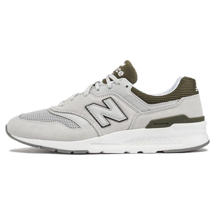 New Balance NB 997H Trendy Comfortable Retro Minimalist Fabric Synthetic Leather Low-Top Casual Running Shoes Unisex Sneaker Gray Green CM997HQL