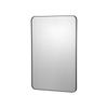 Square Wall Mounted Mirror 24" x 36" Mirror with Aluminium Alloy Frame
