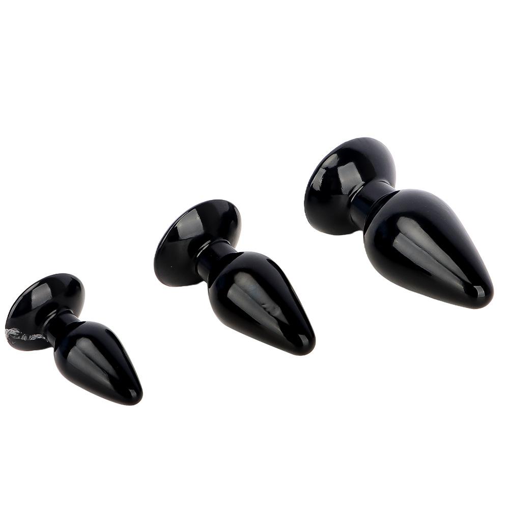 Big Butt Plug Sex Toys  Anal Dildos Black Penis PVC Realistic Dick Fisting Pegging
