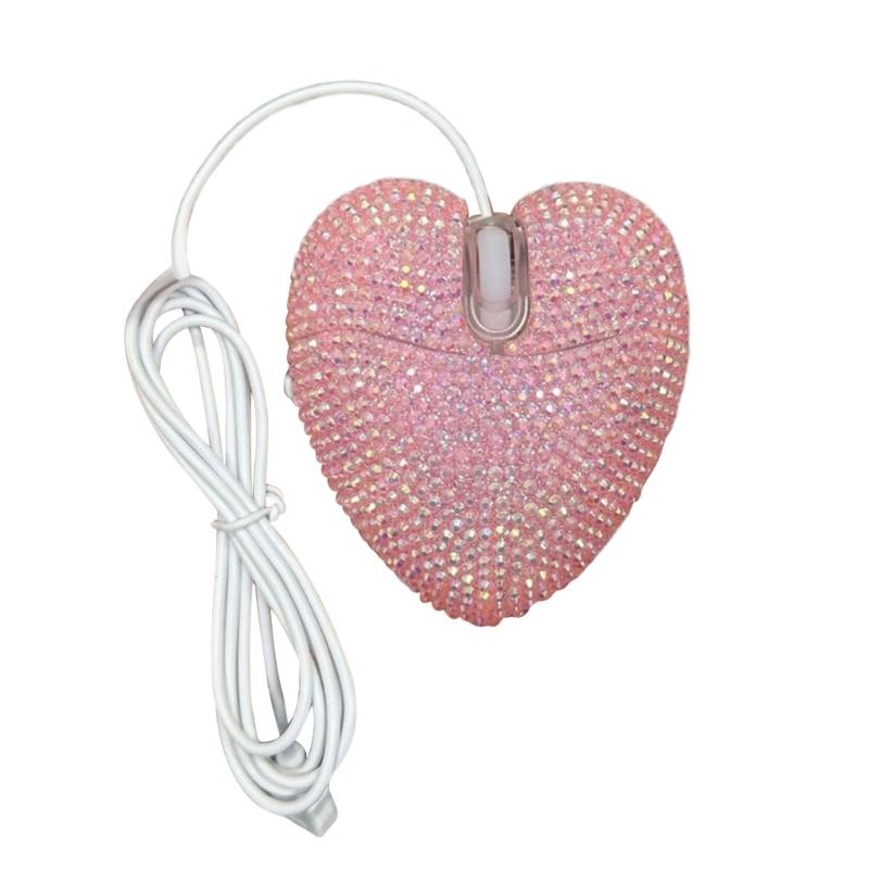 

Елегантне Серце 2.4ГГц Бездротова Миша Дротова Миша Ідеально для Жінок Унікальних Користувачів Тиха Кнопка для Спокійного Робочого Середовища