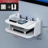 Wall-Mounted Wireless Router Shelf & Cable Organizer for Living Room