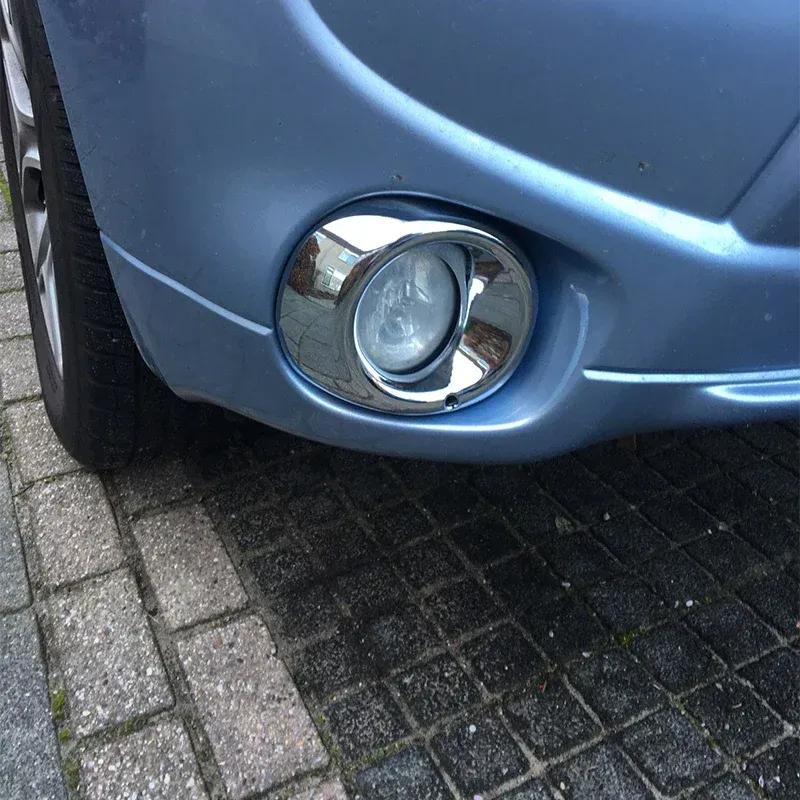 For Mitsubishi Outlander 2013 -2015 ABS Chrome Front Fog Light Fog Lamp Cover Trim Protector Decoration Car Accessories