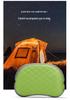 Portable Inflatable Travel Pillow: Outdoor, Camping, Car, Airplane, Lumbar Support