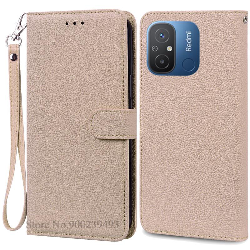 Für Redmi 12C Hülle Weiche Silikon Leder Brieftasche Flip Case Für Xiaomi Redmi 12C Hülle Handyhülle Redmi12C Redmi 12 C Fundas Coque