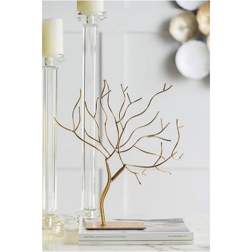 Vivienne (Vivienne) [Tree Accent Gold] 38cm Iron Jewelry Holder Christmas 85121TA