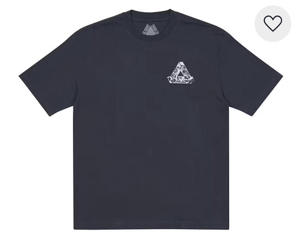 Palace Tri-heads TShirt Navy Color Brand New In Bag Size Large Unisex T-Shirt