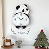 Creative Swing Panda Simple Foot Wall Clock Living Room Home Silent Dining Room Wall Clock Bedroom Clock