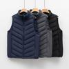 Down Men's and Women's Down Vest Stand-up Collar Vest Men's Down Jacket Vest Casual Autumn and Winter Models