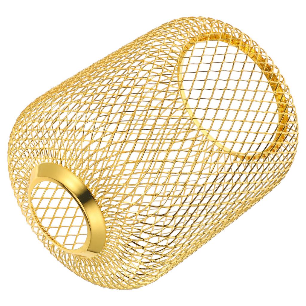 Iron Wire Lampshade Hollow Out Light Shade Decorative Lamp Cover Vintage Light Fixture for Bedroom Living Room Modern Lamp Shade