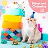 12Pcs Mini Small Dog Hat Cat Birthday Party Hat Reusable Puppy Cap Creative Kitten Cap Costume Accessories for Party Birthday