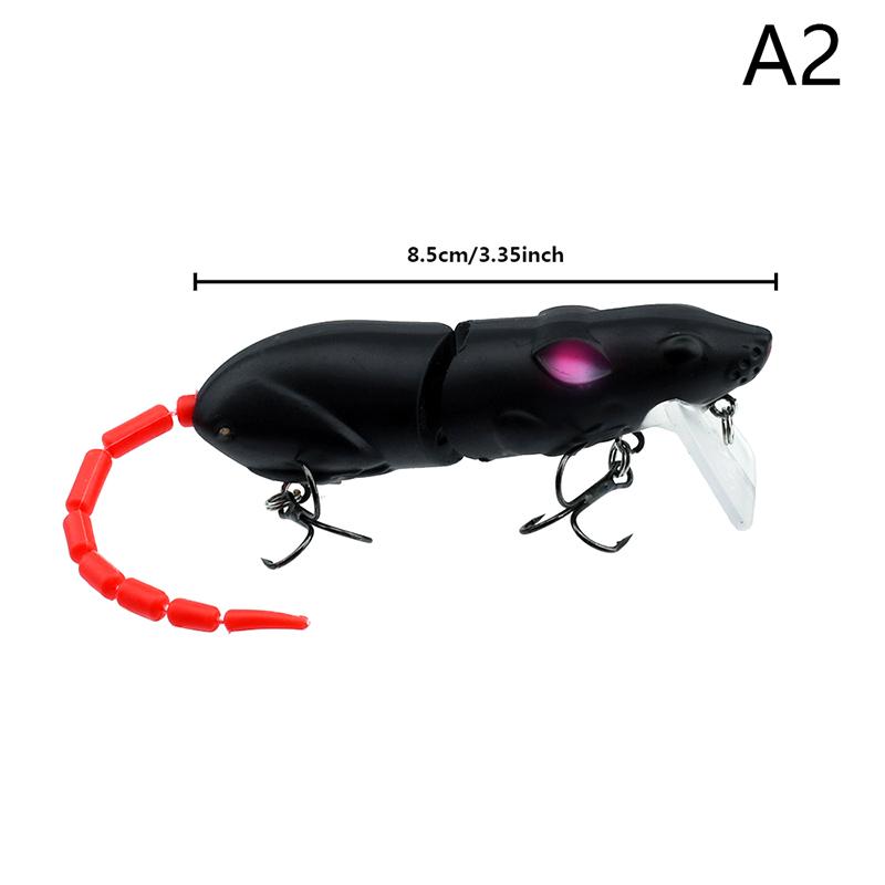 Mouse Lure Artificial Plastic Mouse Fishing Lure Swimbait Rat Pike Bass Minnow Floatingbaits Fishing Tackle Accessories