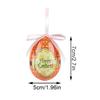 3 Pieces Foam Easter Bunny Egg Ornaments Cute Bunny Spring Decor Decorative Easter Eggs Tree Ornaments For Window Door Garden