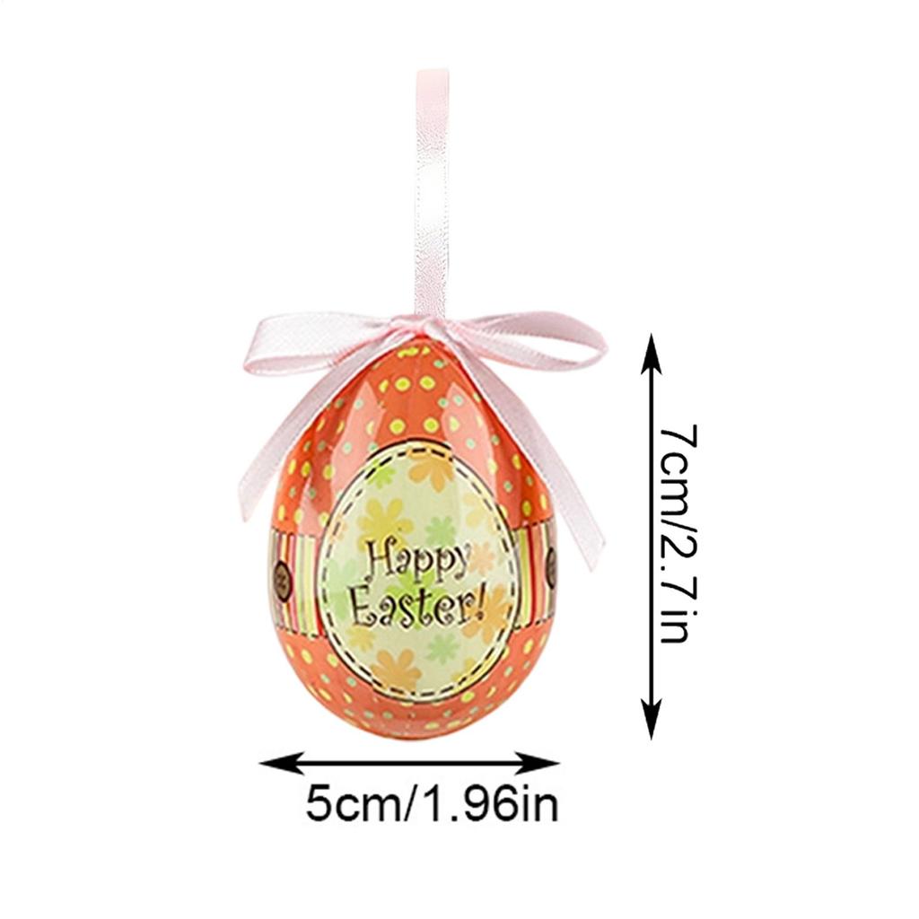 3 Pieces Foam Easter Bunny Egg Ornaments Cute Bunny Spring Decor Decorative Easter Eggs Tree Ornaments For Window Door Garden