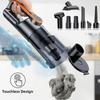 Cordless Car Vacuum Cleaner 17000pa Car Dust Collector Set Dust Buster  Auto Use