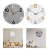 Clock 12 Inch Hanging Wall Minimalist Decor Creative Decorative Silent