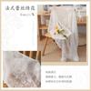 Transparent Lace White Tulle Curtain, Living Room Dormitory Bay Window Internet Celebrity Transparent Jacquard Gauze Curtain Finished Product