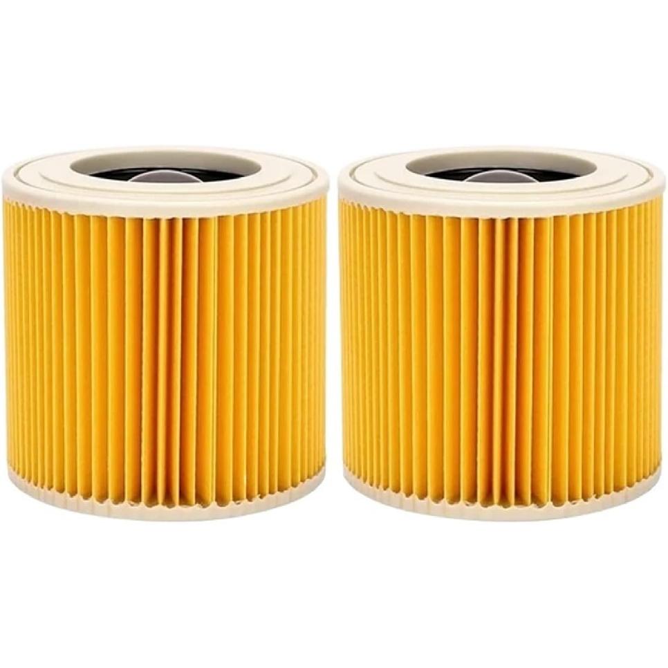 HEPA Filter for Karcher WD WD2 WD3 WD1 MV3 MV2 Vacuum Cleaners Parts WD2250 WD3.200 WD3.300 A2004 A2054 A2204 A2656 Accessories(2 Pcs)