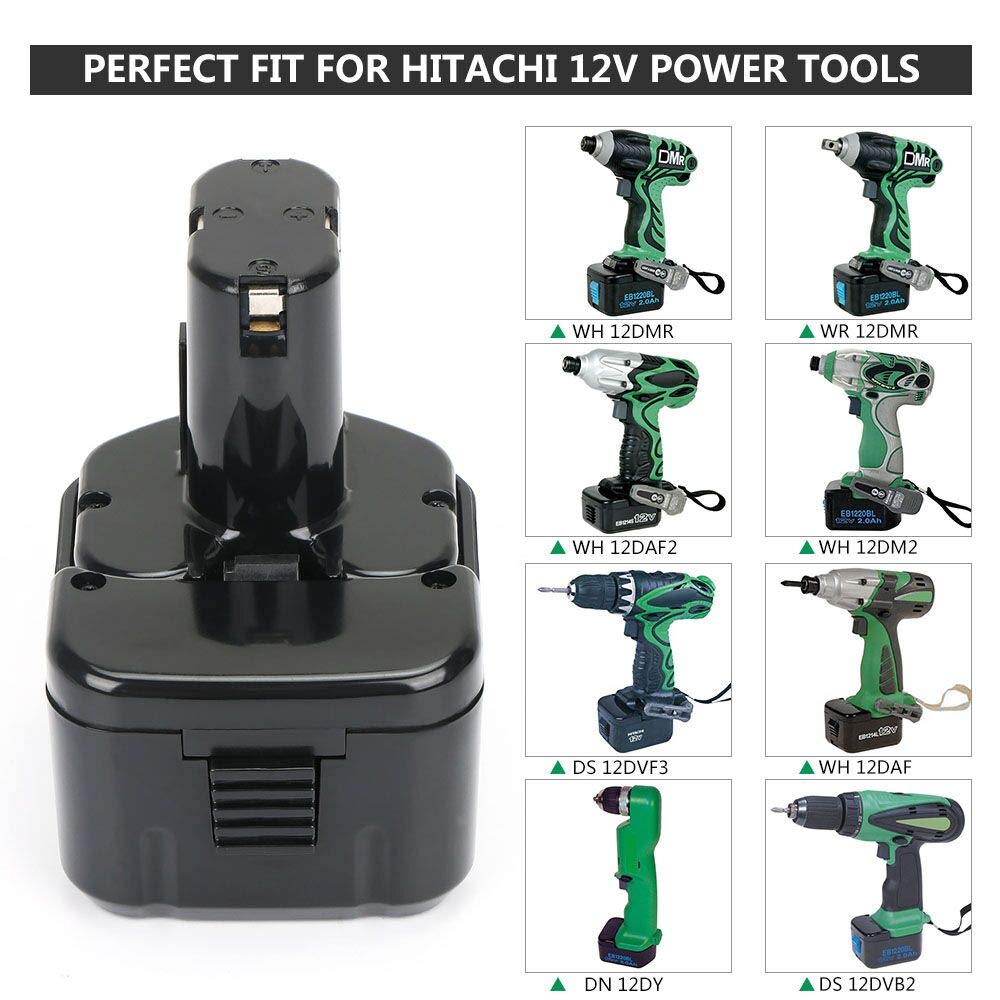 12V 6800mAh EB1214S Battery for HITACHI Cordless Power Tool Battery EB1220BL EB1212S WR12DMR CD4D C5D