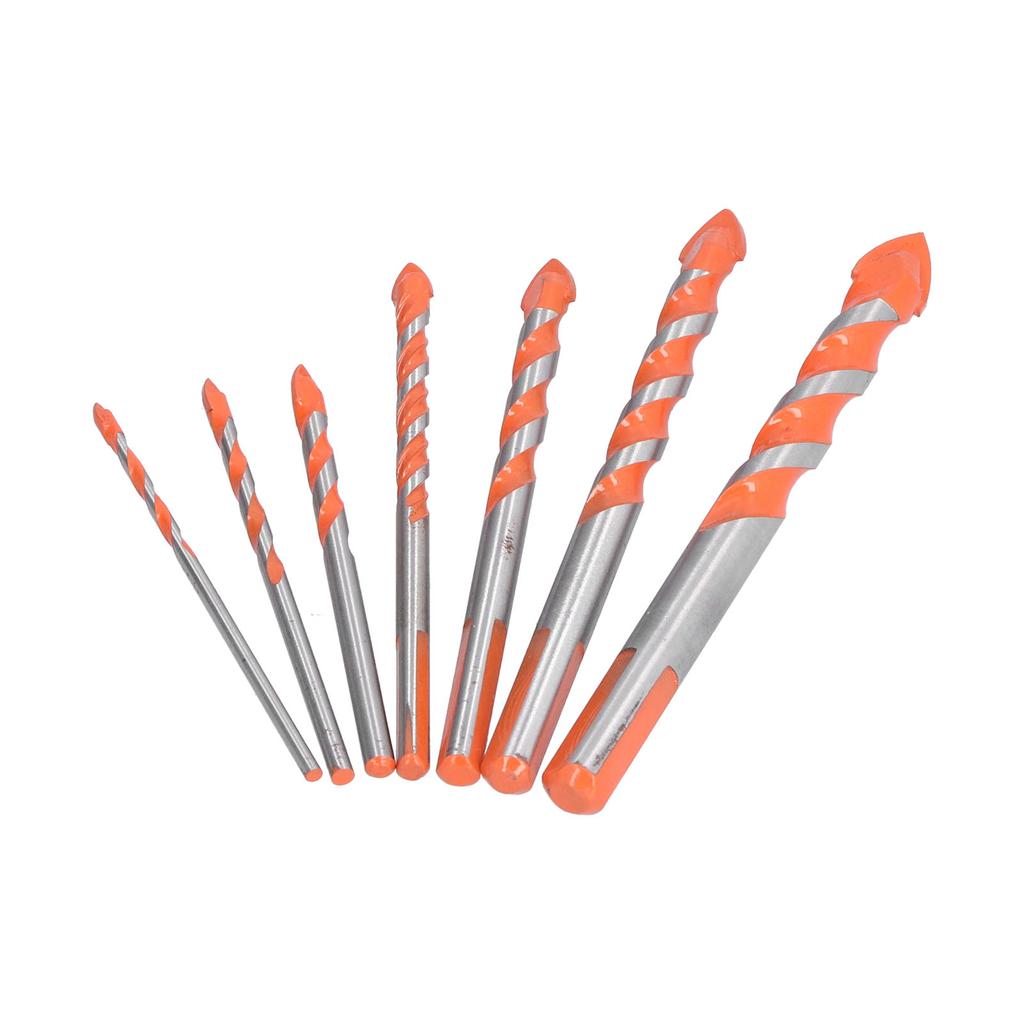 Drill Bits Punching Triangular Drill Bits with Storage Case for Ceramics Marble Wall Openings