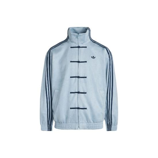 

Adidas originals CTT FW25 3.1 SOFT Новая спортивная куртка оверсайз в китайском стиле со стоячим воротником в полоску на молнии Унисекс KT3846 XL синий