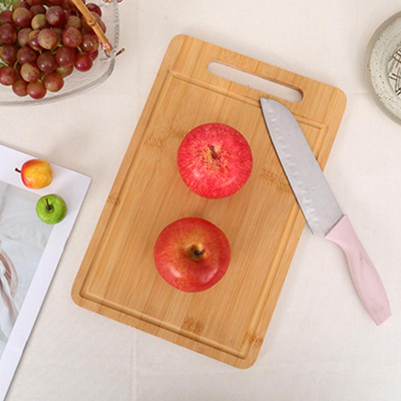 Kitchen bamboo cutting board large rectangular cutting board thickened solid wood cutting board fruit Veggies Serving Boards