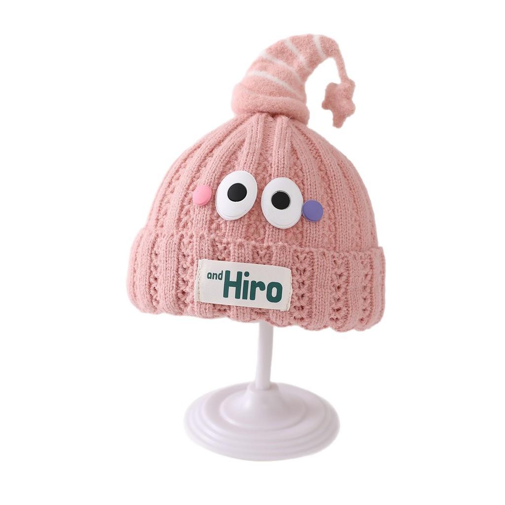 Baby Knit Hat Winter Warm Thick Wool Cap For Newborns And Infants