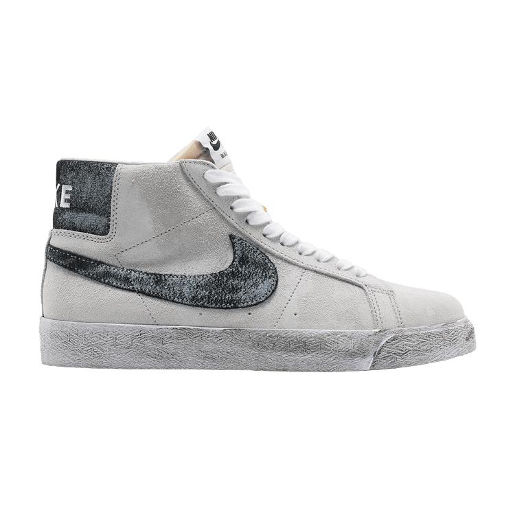 Nike Zoom Blazer Mid Premium SB Faded Pack - Grey Fog Black 37.5