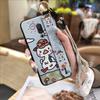 Soft case Ring Phone Case For Meizu 15/15 Lite Wristband Anti-dust Back Cover Waterproof Cute Lanyard Cartoon Silicone