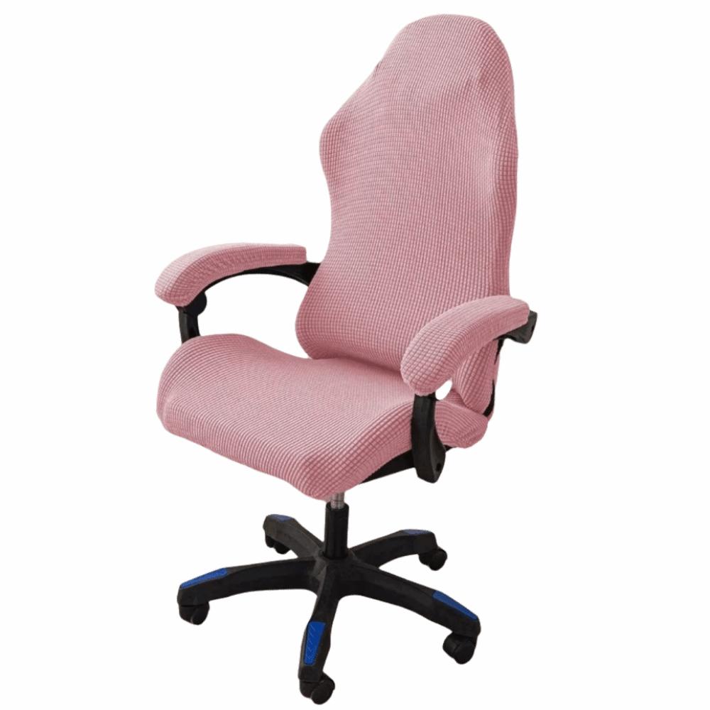 Solid Color Computer Chair Cover Elastic Seat Protectors Washable Gaming Chair Cover  Four Seasons