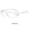 Trendy Plain Anti-Blue Light Small Square Frame Glasses for Men and Women - Jelly Color YY3379