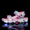 Children's Fashion Colorful Lightweight  Outdoor Beach Shoes Casual Girls Sandals Slippers Princess Shoes