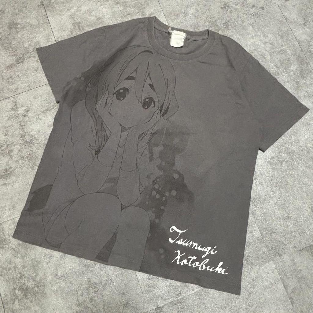 [USED] Mobile Suit Gundam Short-sleeved T-shirt, Black, Vintage, 90s and 00s