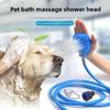 Shower Head Design Pet Bathing Gadget Massage Function Pet Bathing Brush  Home Use